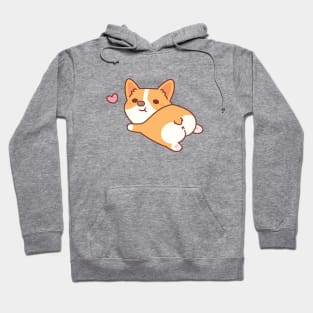 Cute Corgi Dog With Cute Butt Hoodie